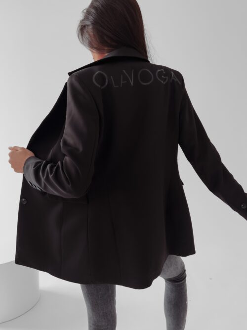 Marynarka taliowana Lara Ola Voga czarna