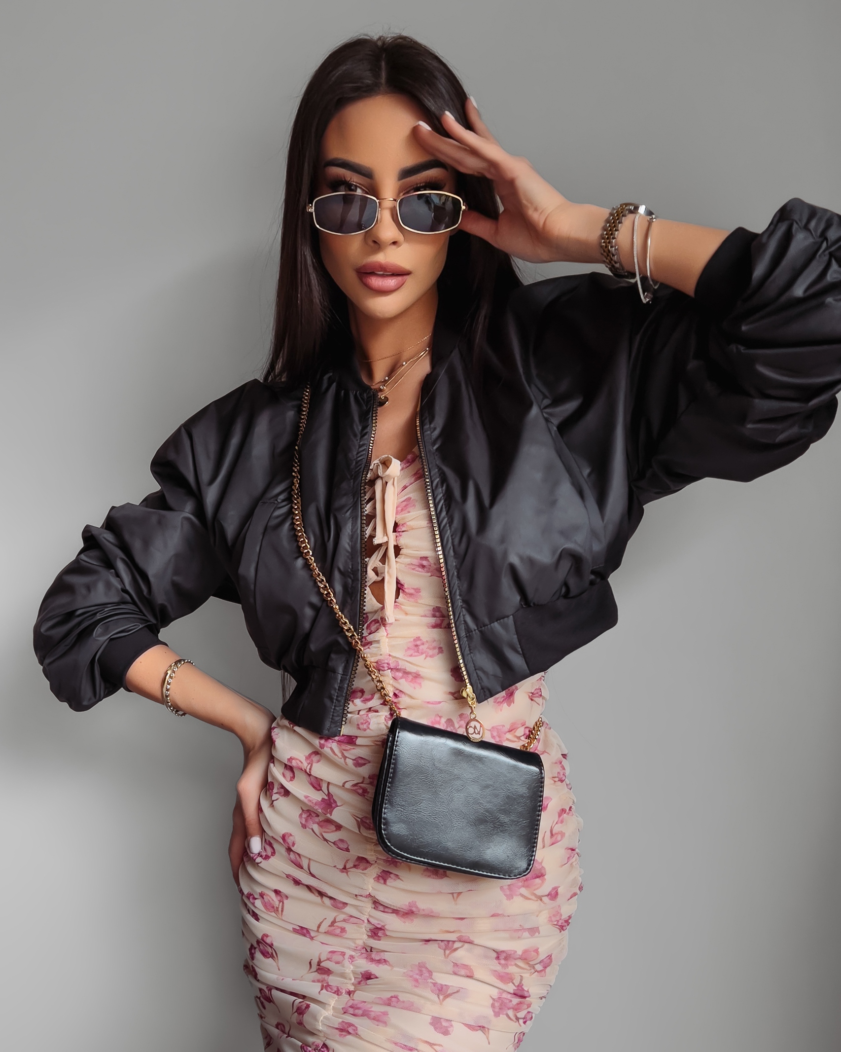 Kurtka przejściowa Candy Ola Voga czarna Kurtka przejściowa Candy Ola Voga czarna