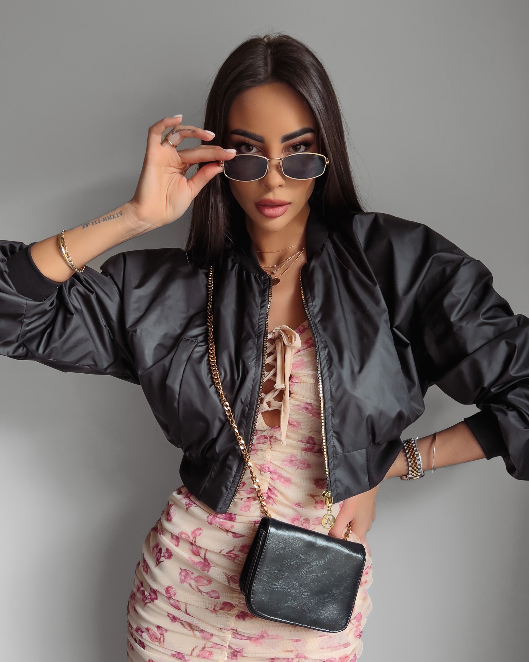 Kurtka przejściowa Candy Ola Voga czarna Kurtka przejściowa Candy Ola Voga czarna