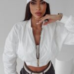 Kurtka przejściowa Candy Ola Voga ecru