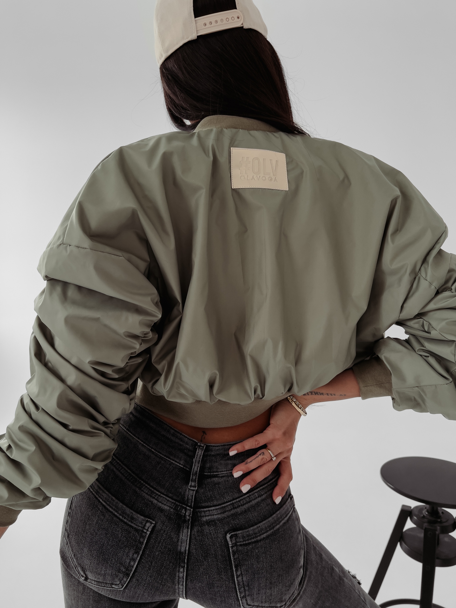 Kurtka przejściowa Candy Ola Voga khaki Kurtka przejściowa Candy Ola Voga khaki