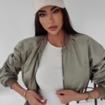 Kurtka przejściowa Candy Ola Voga khaki