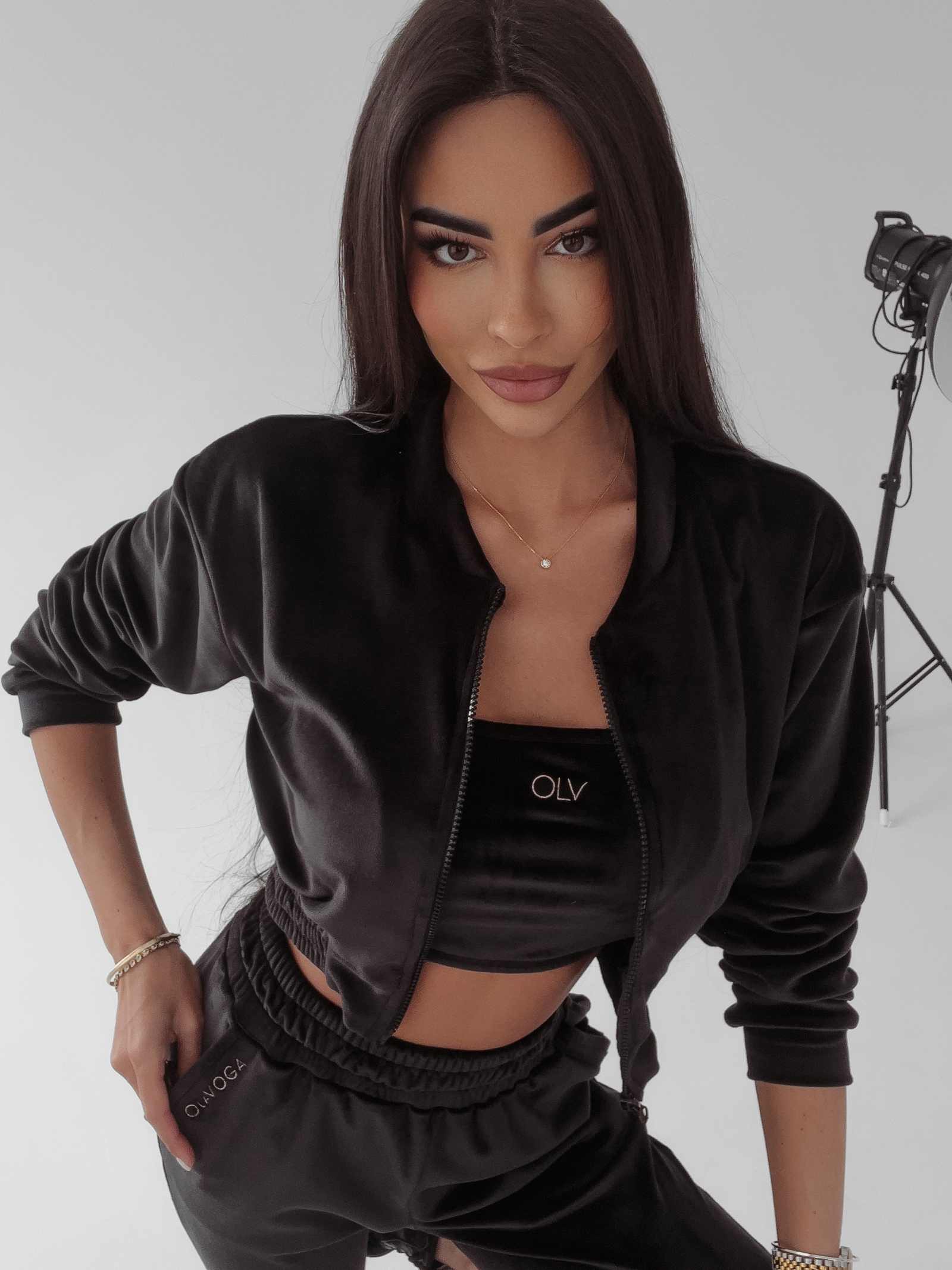 Komplet trzyczęściowy Hestia Ola Voga czarny Komplet trzyczęściowy Hestia Ola Voga czarny