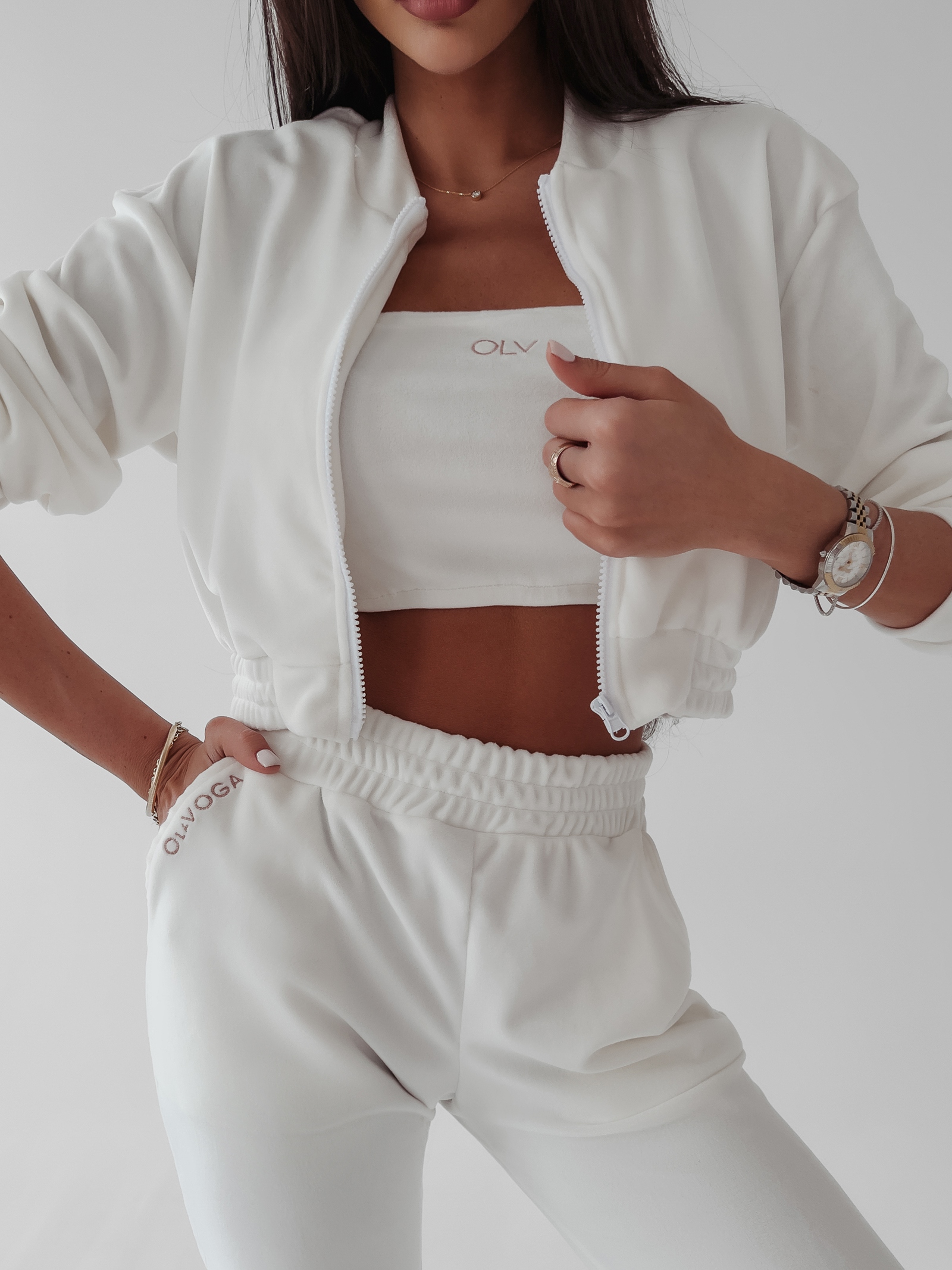 Komplet trzyczęściowy Hestia Ola Voga ecru