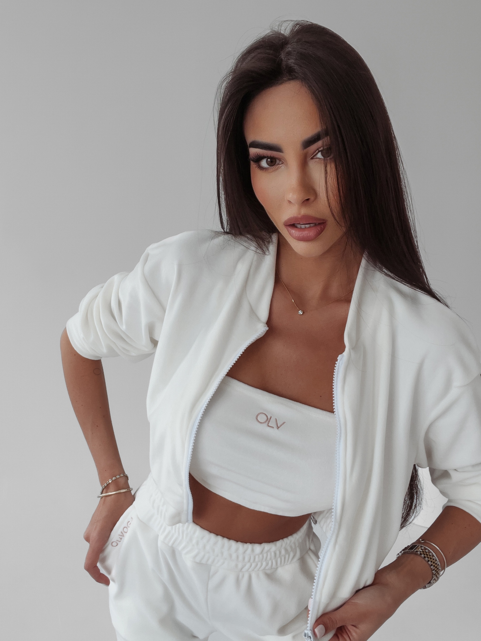 Komplet trzyczęściowy Hestia Ola Voga ecru