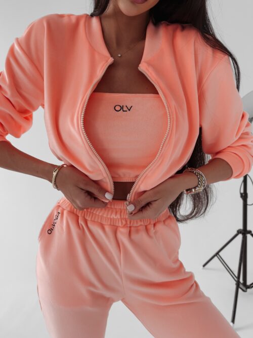 Komplet trzyczęściowy Hestia Ola Voga łososiowy