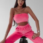 Komplet trzyczęściowy Hestia Ola Voga neon róż