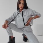 Komplet sportowy damski Nina Ola Voga szary