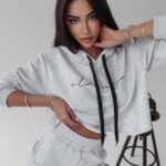 Komplet sportowy damski Nina Ola Voga szary