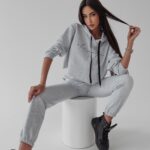 Komplet sportowy damski Nina Ola Voga szary