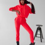 Komplet sportowy damski Nina Ola Voga neonowy róż