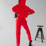 Komplet sportowy damski Nina Ola Voga neonowy róż