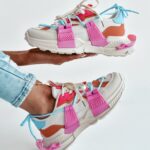 -wyprzedane-Buty sportowe Madam FeelGood multi różowe