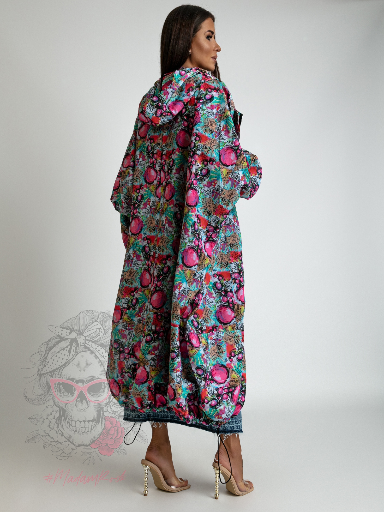 Płaszcz oversize MC Balons kolorowy Płaszcz oversize MC Balons kolorowy