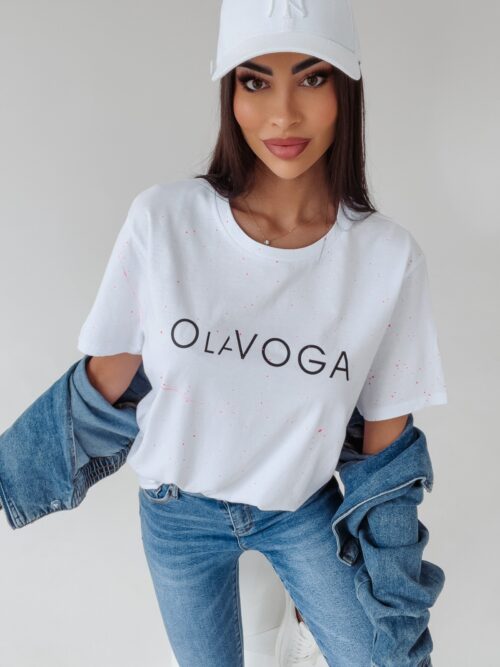 T-shirt regular fit Cadi Ola Voga ecru