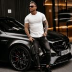 T-shirt bawełniany męski Aron Ola Voga ecru