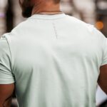 T-shirt bawełniany męski Aron Ola Voga miętowy