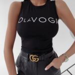 Body dopasowane Carga Ola Voga czarne