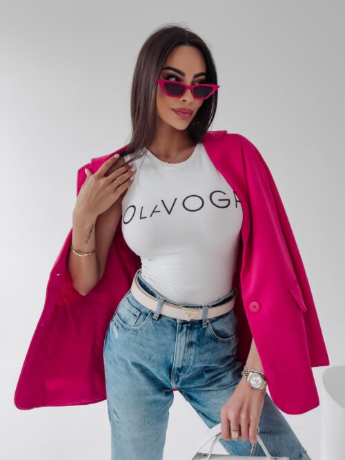 Body dopasowane Carga Ola Voga ecru