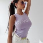 Body dopasowane Carga Ola Voga lila