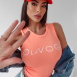 Body dopasowane Carga Ola Voga koralowe