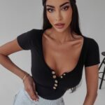 Body prążkowane Joly Ola Voga czarne