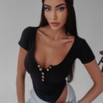 Body prążkowane Joly Ola Voga czarne