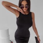 Sukienka dopasowana Biza Ola Voga czarna