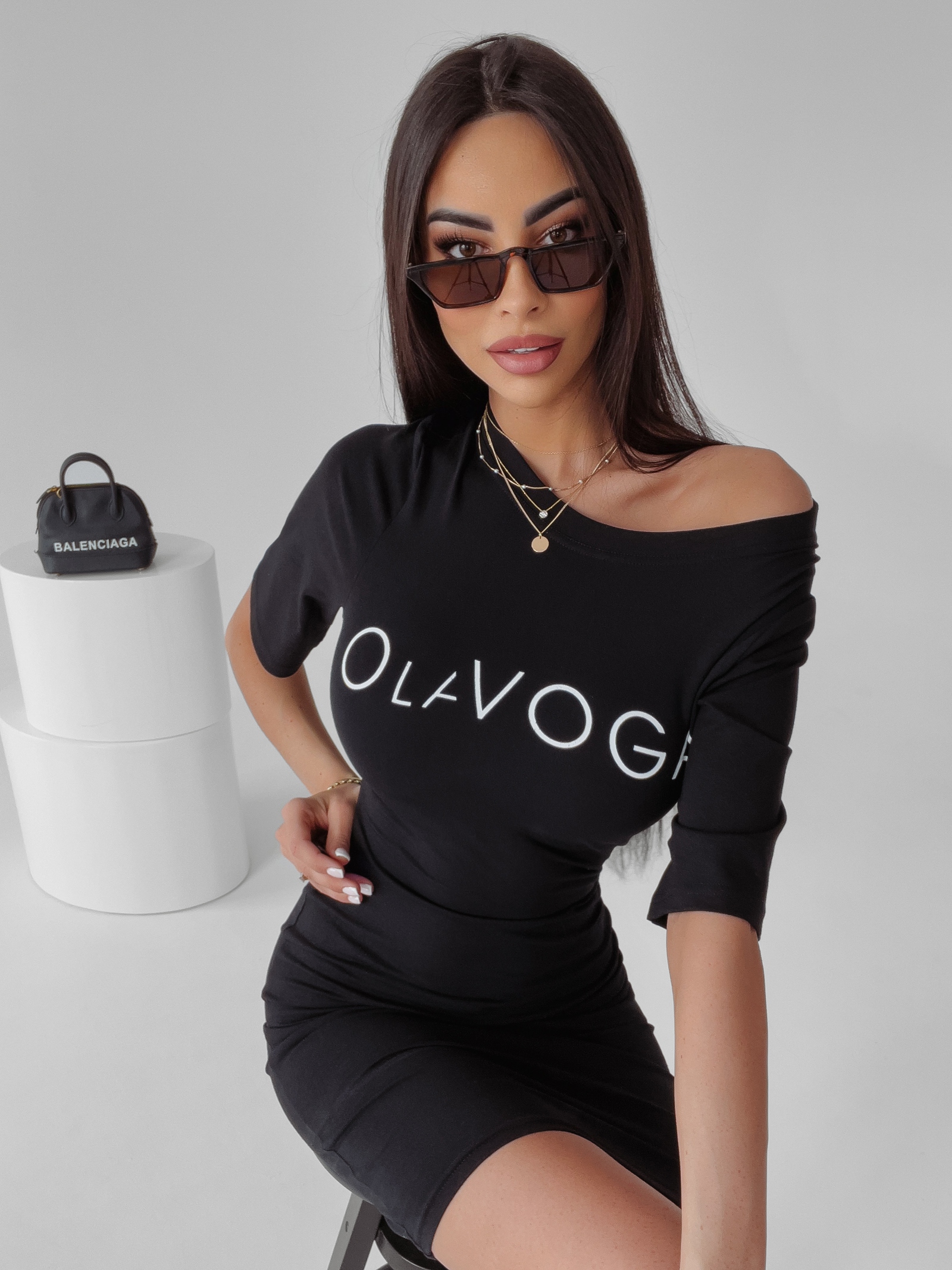 Sukienka sportowa Berna Ola Voga czarna