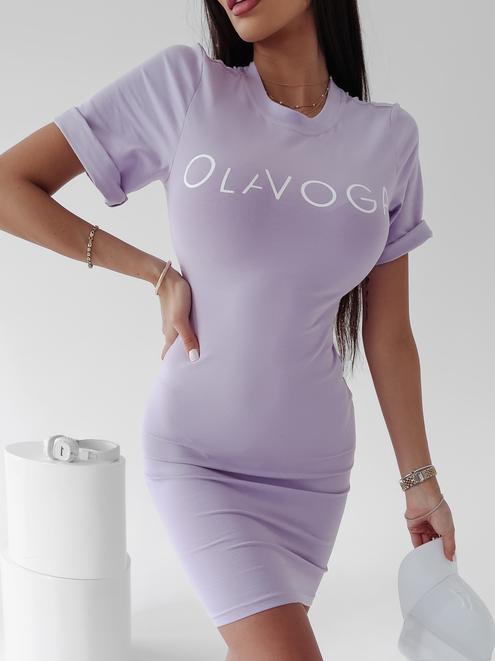 Sukienka sportowa Berna Ola Voga lila Sukienka sportowa Berna Ola Voga lila