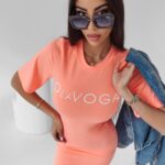 Sukienka sportowa Berna Ola Voga koralowa