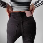 Spodnie jeansowe mom fit Cami 249 Ola Voga czarne