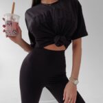 Komplet sportowy Cari Ola Voga czarny