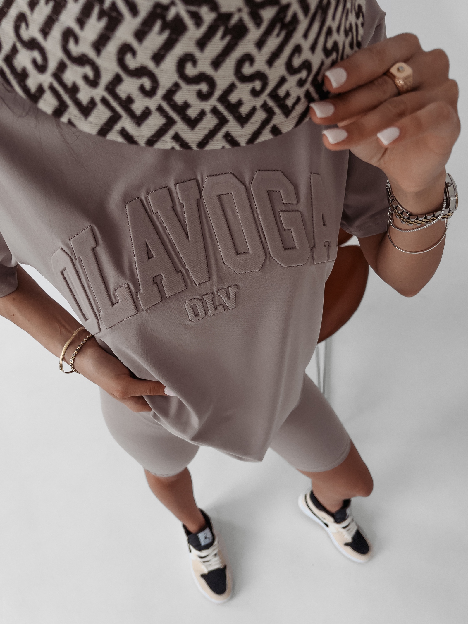 Komplet sportowy Cari Ola Voga beżowy Komplet sportowy Cari Ola Voga beżowy