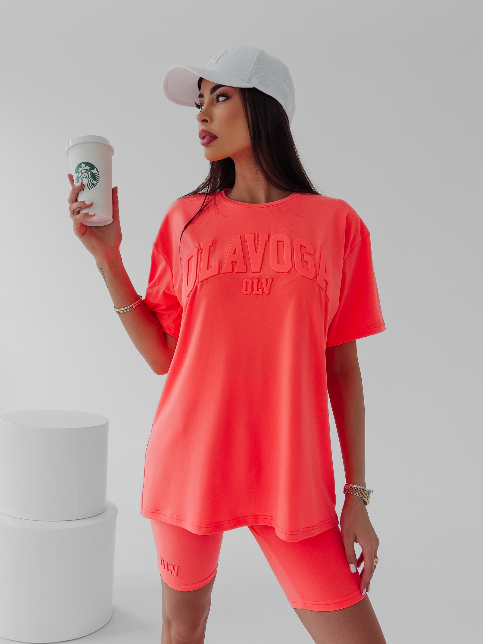 Komplet sportowy Cari Ola Voga pomarańczowy Komplet sportowy Cari Ola Voga pomarańczowy