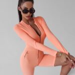 Kombinezon dopasowany sportowy Eris Ola Voga łososiowy