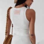 Komplet prążkowany Goja Ola Voga ecru