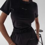 Komplet welurowy Mala Ola Voga czarny