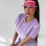 Komplet welurowy Mala Ola Voga lila