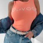 Body dopasowane Carga Ola Voga koralowe