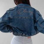 PREORDER Kurtka katana jeansowa Brenda 175 Ola Voga niebieska