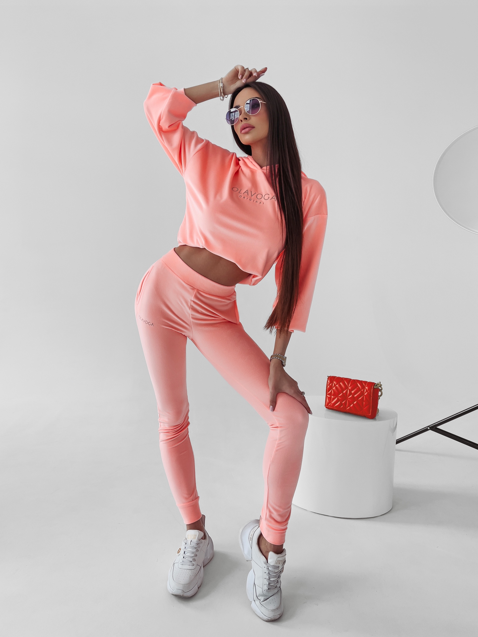 Komplet dresowy Penelope Ola Voga łososiowy