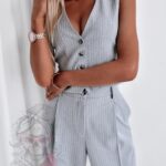 Kamizelka elegancka Kino szara