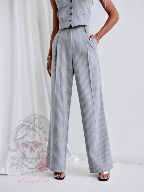 Spodnie eleganckie Kino szare