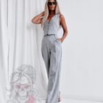 Spodnie eleganckie Kino szare