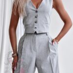 Spodnie eleganckie Kino szare