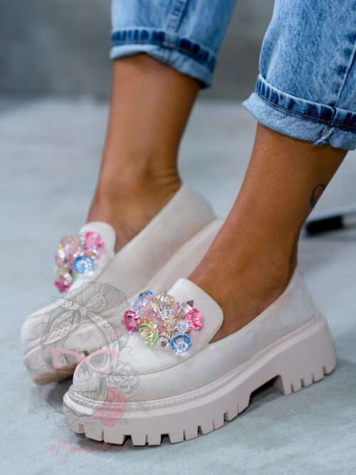 PREORDER Mokasyny Madam Alecta beżowe