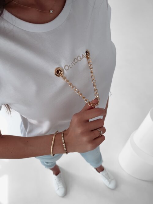 T-shirt regular fit Lena Ola Voga biały