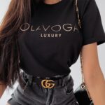 T-shirt uniwersalny Cafi Ola Voga czarny