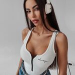 Body rozpinane Iris Ola Voga ecru